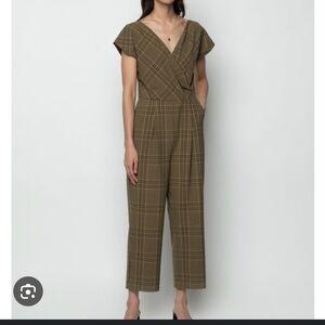 Oak+Fort Plaid Jumpsuit